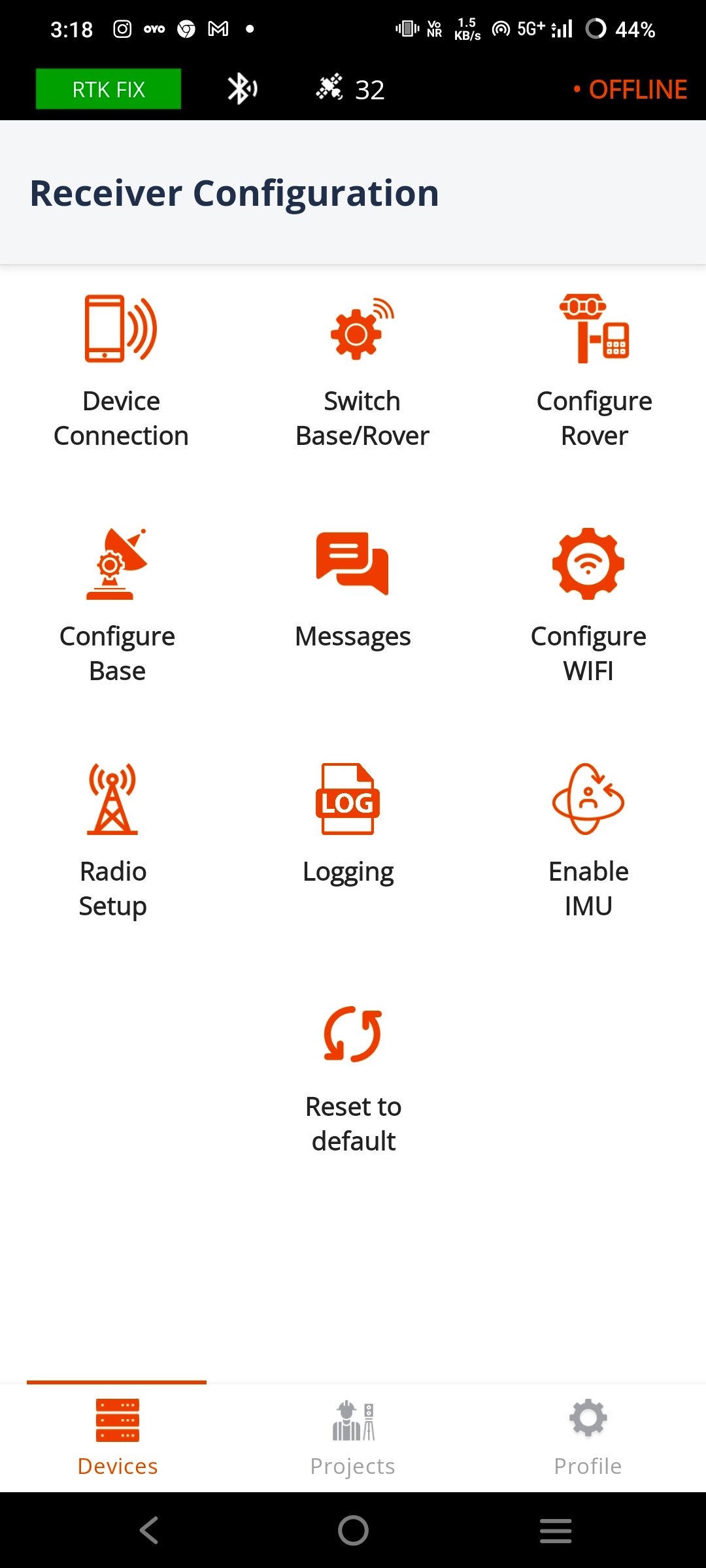 Airace One Receiver Configuration